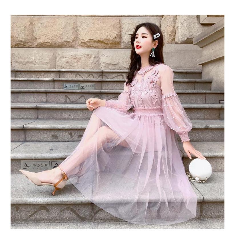 レディース ワンピース 長袖 ロング丈 ワンピース 可愛い 春秋 ワンピース Y Fairyhouse 通販 Yahoo ショッピング