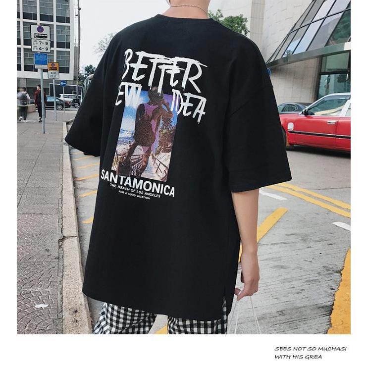 ビッグtシャツ 半袖 メンズ ビッグシルエット ロング丈 Tシャツ ヘビーウェイト コットン ストリート系 Tシャツ オーバーサイズ 大きいサイズ Y2406 Fairyhouse 通販 Yahoo ショッピング