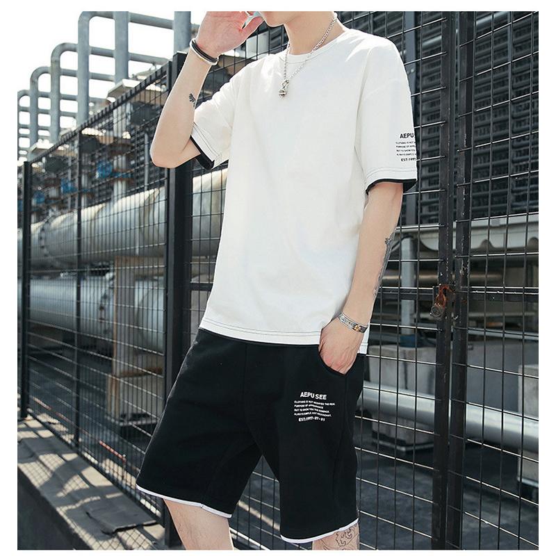 メンズ 夏 ジャージ上下セット スウェット 半袖 セットアップ ハーフパンツ2点セット トレーニングウェア スポーツ 薄 男性 カジュアル 大きいサイズセット Y Fairyhouse 通販 Yahoo ショッピング