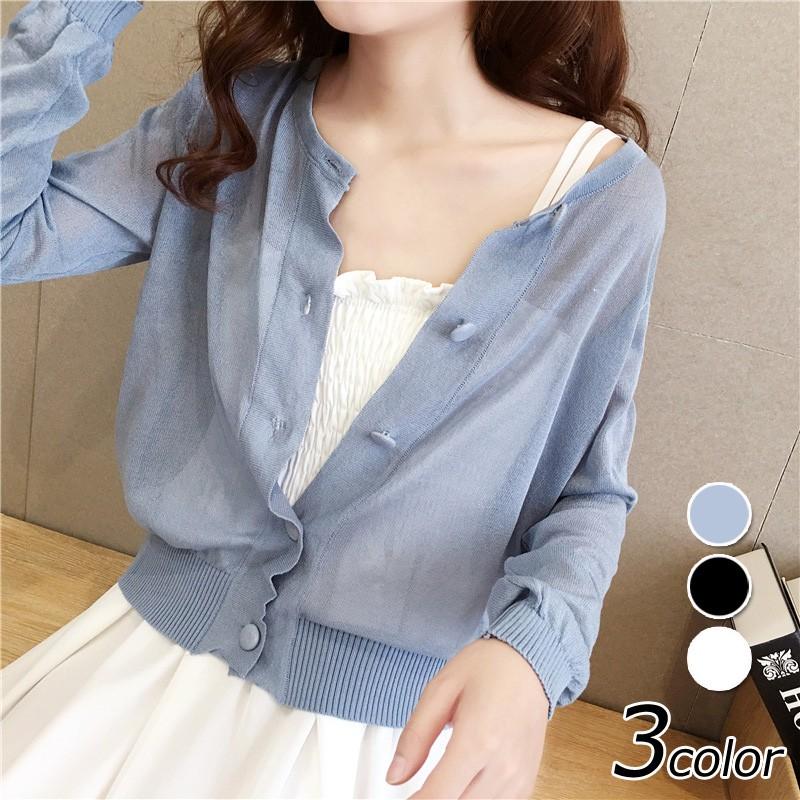 Uvカットカーディガン レディース 夏 薄手カーディガン 長袖ガウン Uvカット カーディガン シースルー 冷房対策 ビーチウェア 透ける フェミニン 紫外線カット Y Fairyhouse 通販 Yahoo ショッピング