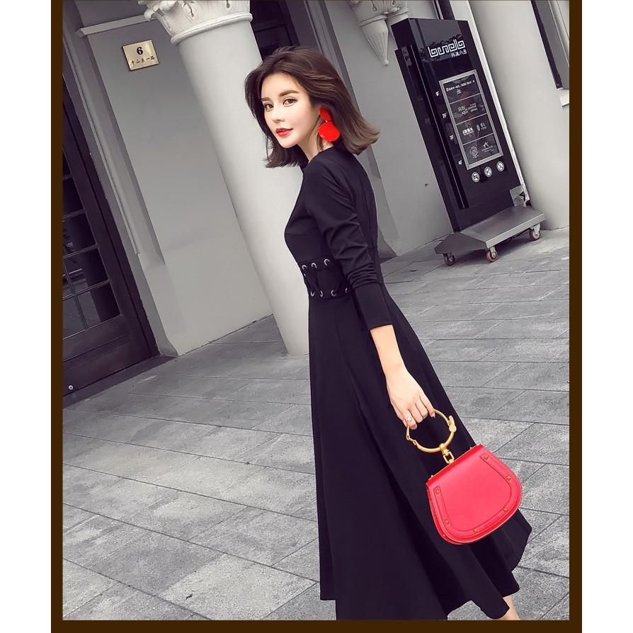 ワンピース レディース 40代 ワンピース 春秋 きれいめ膝丈ワンピース上品 長袖 黒ワンピース 黒 着痩せ 通勤 結婚式ドレス お出かけ 大人 オシャレ シンプル Y2814 Fairyhouse 通販 Yahoo ショッピング