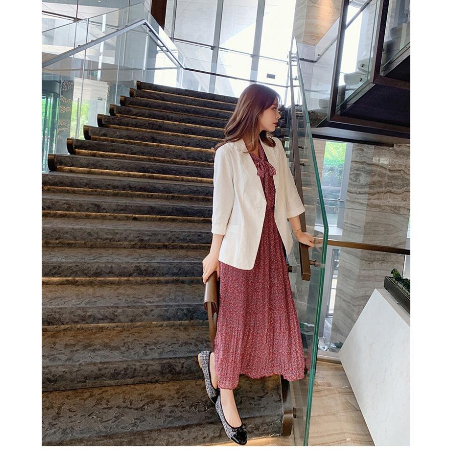 ワンピース レディース 40代 ワンピース 秋 きれいめ マキシワンピース 長袖 シフォンワンピ花柄 プリーツスカート 上品 着痩せ 通勤 結婚式 お出かけ 大人 Y Fairyhouse 通販 Yahoo ショッピング