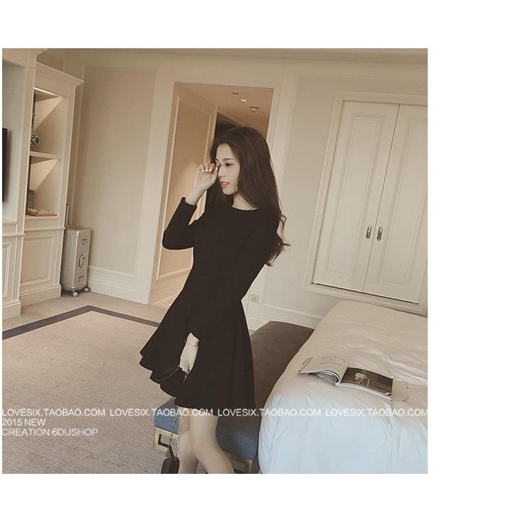 ワンピース レディース 秋冬 長袖 ショット丈 ワンピ ース黒 ラウンドネックワンピ Aライン きれいめ 40代 着痩せ 通勤 Ol パーティー ドレス 大人 上品 新作 Y Fairyhouse 通販 Yahoo ショッピング