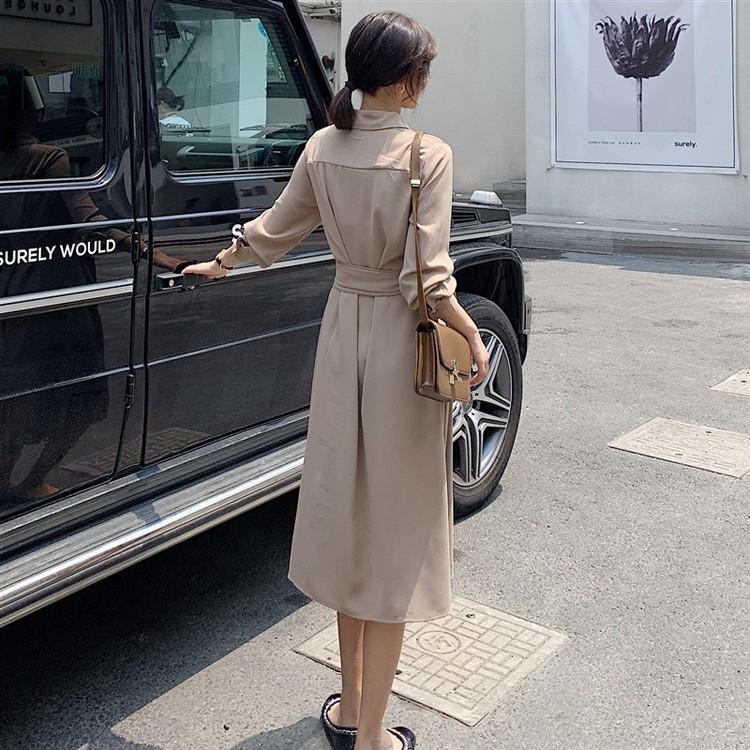 シャツワンピース レディース 40代 ワンピース 秋冬 きれいめ マキシワンピース 長袖 無地ワンピース ロング 着痩せ 通勤 結婚式ドレス お出かけ おしゃれ Y Fairyhouse 通販 Yahoo ショッピング