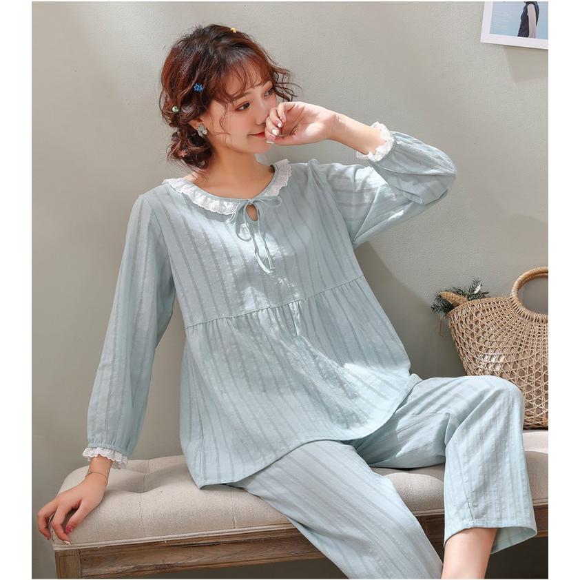 市場 パジャマ レース ラブリー セットアップ かわいい 刺繍 ルームウェア 大人可愛い おしゃれ お洒落 リボン 大人女子 フリル 長袖