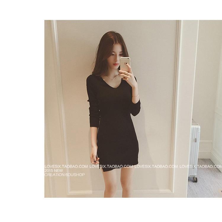 ニットワンピース レディース 40代 秋冬 長袖ニットワンピース Vネック きれいめ ショート丈 ニットタイトスカート 無地セーター ミニ丈 大人 おしゃれ 3色 Y Fairyhouse 通販 Yahoo ショッピング