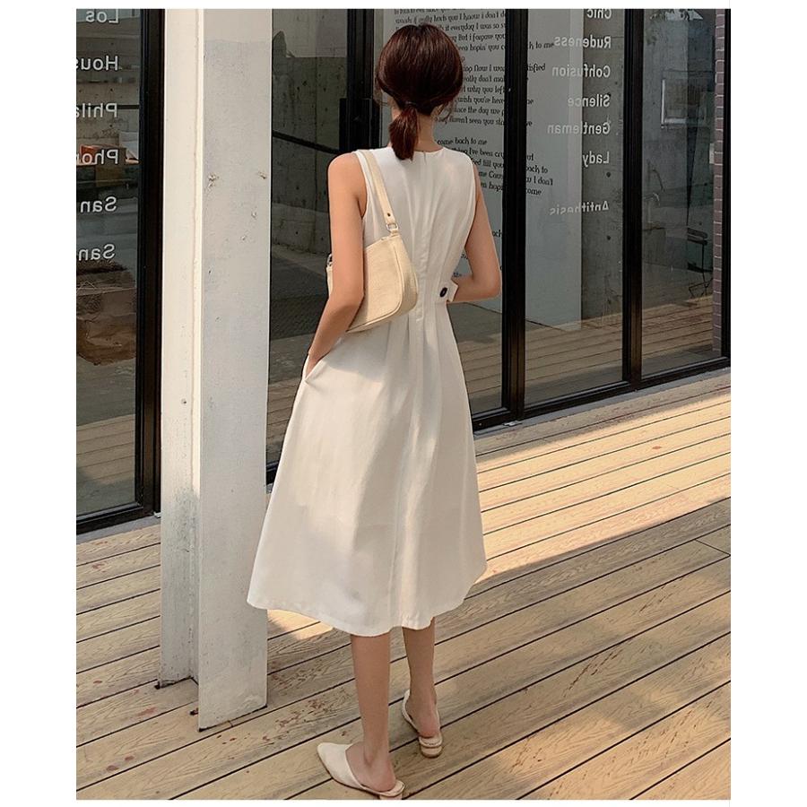 ワンピース レディース マキシワンピース ノースリーブ 40代ワンピース 韓国風 ロング丈ワンピース 白スカートaライン 大人 オシャレ 春夏新作 代 30代 Y58 Fairyhouse 通販 Yahoo ショッピング