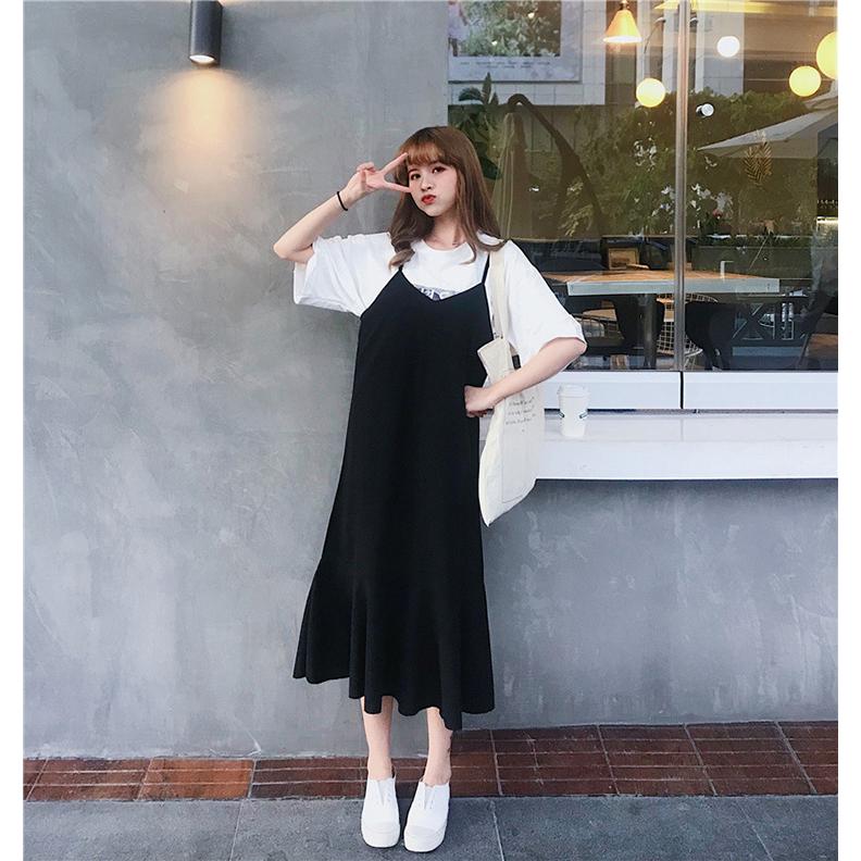 ワンピース レディース 40代 キレイめ マキシワンピース 春夏 キャミワンピース黒 マーメイドスカート オシャレ韓国風 着痩せ 大人可愛い30代 学生 Y86 Fairyhouse 通販 Yahoo ショッピング