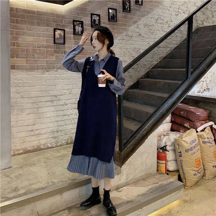 ワンピースセットアップ レディース 40代 秋冬新作 長袖シャツ  