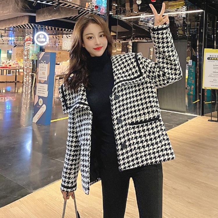 チェスターコート レディース 秋冬 40代 千鳥格子 チェスターコート ショット丈 ツイードコート 厚手 スーツオーバー 韓国風アウター 通勤 着痩せ オシャレ Y Fairyhouse 通販 Yahoo ショッピング
