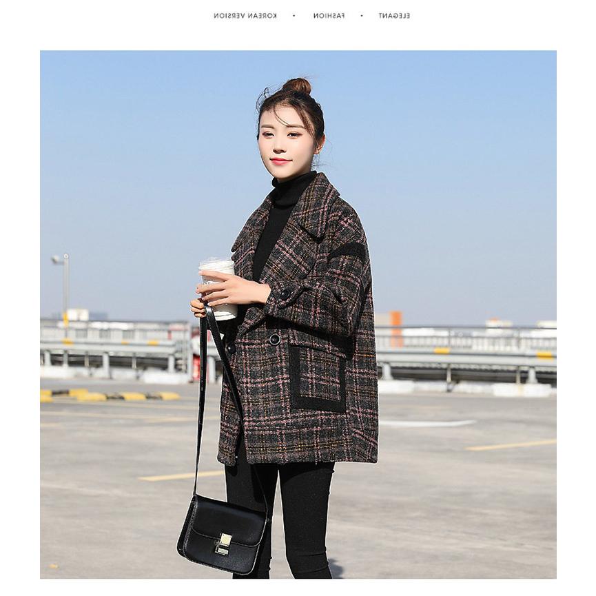 フラッシュセール チェスターコート レディース 秋冬 40代 チェスターコート チェック柄ミディアム丈 ラシャコート 大阪直販 Ssl Daikyogo Or Jp