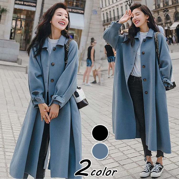 チェスターコート レディース 秋冬 40代 チェスターコート 黒 ロング丈 ラシャコートスーツ 厚手オーバー ゆったりアウター 通勤 着痩せ オシャレ 大人 Y2846 Fairyhouse 通販 Yahoo ショッピング