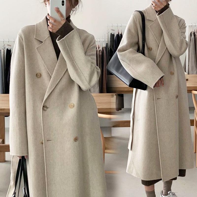 チェスターコート レディース 秋冬 40代 チェスターコート 黒 ロング丈 ラシャスーツコートひざ下 オーバー ゆったりアウター 通勤 着痩せ オシャレ 大人 Y Fairyhouse 通販 Yahoo ショッピング