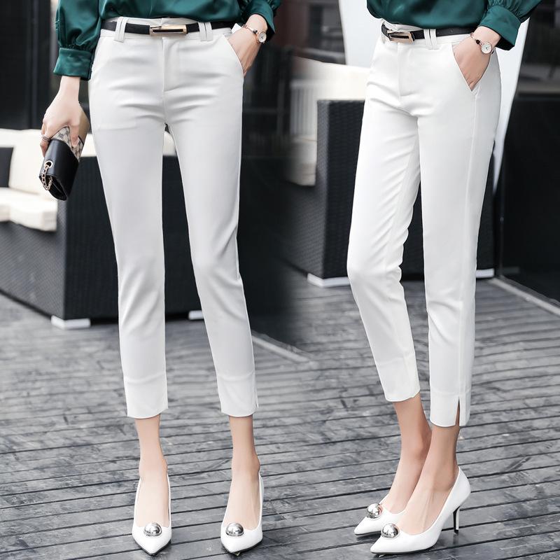 スラックスパンツ レディース 九分丈 通勤 黒スラックス ストレートズボン ボトムス 大きいサイズ ビジネス おしゃれ オフィス フォーマル Ol 着痩せ 満点の