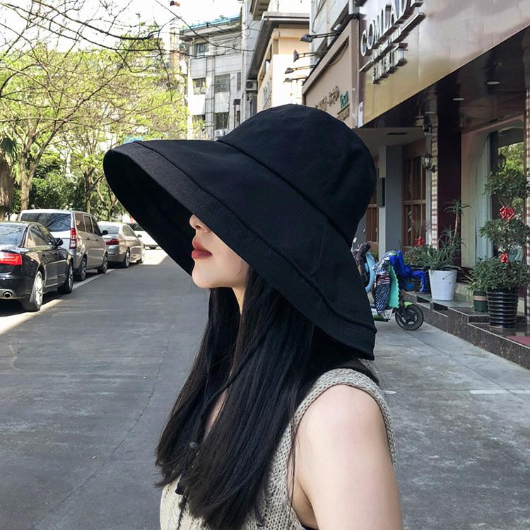 帽子 レディース Uvカットハット フィッシャーマンズハット あご紐 韓国 レディース 黒アウトドア夏 つば広 ビーチ 日焼け防止ぼうし 紫外線カット オシャレ Y Fairyhouse 通販 Yahoo ショッピング