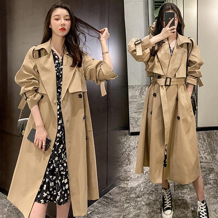 トレンチコート レディース 40代 ロング丈ジャケット スプリングコート 春コート ライトアウター 秋服 韓国風 フード付きバーカー 30代 50代 大きいサイズ Y Fairyhouse 通販 Yahoo ショッピング