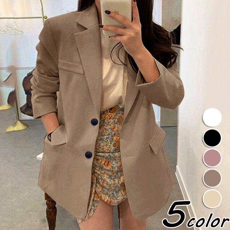 ブレザー スーツ レディース 40代 50代 長袖テーラードジャケット オシャレスーツ 黒ブレザー オフィス 秋新作 30代アウター カジュアル 着痩せ 韓国風 通勤ol 国際ブランド