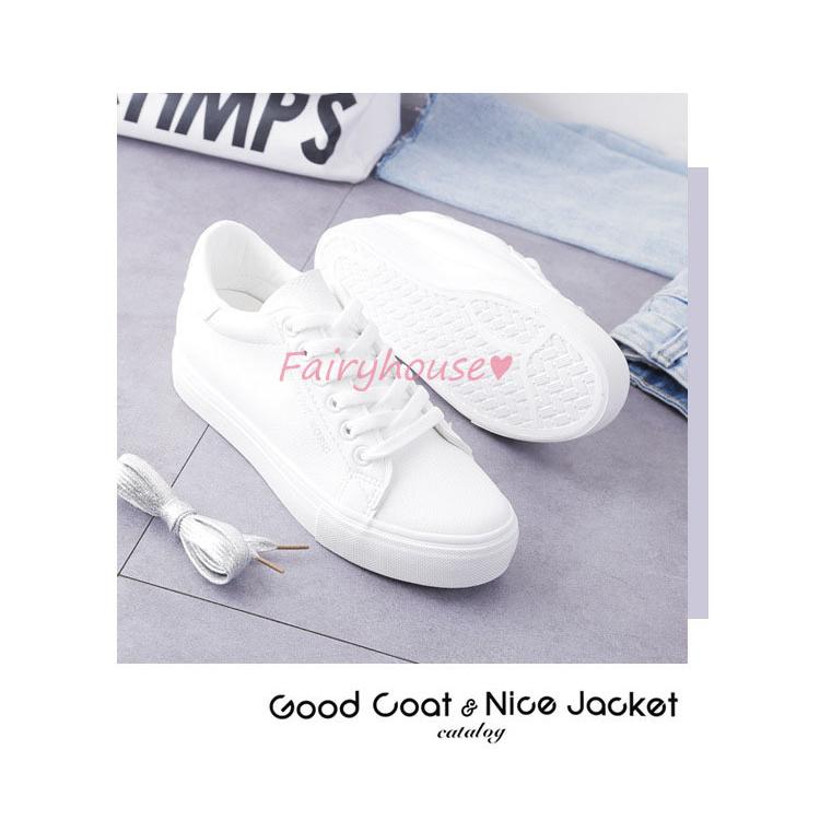 スニーカー レディース 白スニーカー 40代 シューズ スリッポン フラットシューズ 秋靴 レディーススニーカー 50代 厚底靴 歩きやすい Pu革 美脚 通勤 通学 Y Fairyhouse 通販 Yahoo ショッピング