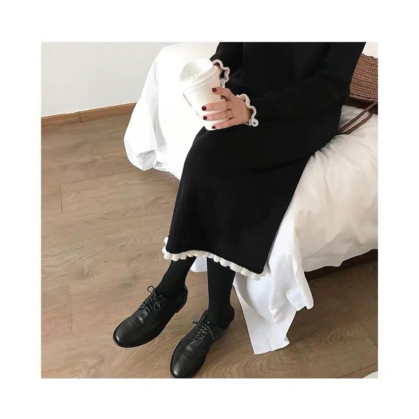 ニットワンピース レディース 40代 秋冬 膝丈ワンピース きれいめ 上品 韓国風 旅行 ワンピース 長袖 体型カバー 通勤 お出かけ 着痩せ 結婚式ドレス 大人 Y4708 Fairyhouse 通販 Yahoo ショッピング