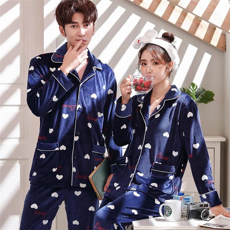 パジャマ カップルペアルック ハート模様 ルームウェア フランネル 冬 ペアパジャマ長袖 大きいサイズ パジャマペアルックお揃いレディースメンズ ネグリジェ Y Fairyhouse 通販 Yahoo ショッピング