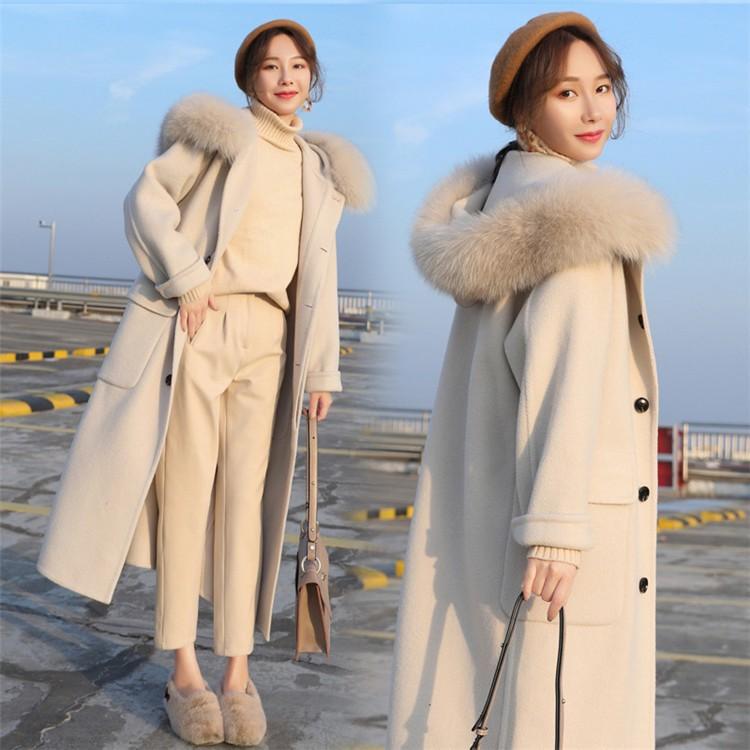 チェスターコート レディース 秋冬 40代 ロング丈 大毛領 厚手ラシャコート 体型カバー ダブルボタン韓国風アウター着痩せ いよいよ人気ブランド