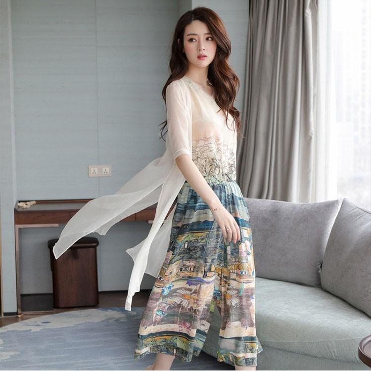 セットアップ レディース 40代 30代 50代 春夏 きれいめ ノースリーブ ブレザー プリント 韓国風 3点セット カジュアル 上品 着痩せ Y Fairyhouse 通販 Yahoo ショッピング