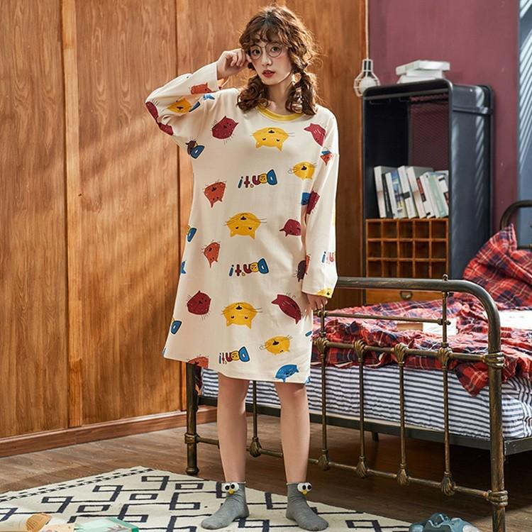 パジャマ レディース 秋冬 ワンピース パジャマ 部屋着 レディース ルームウエア 長袖パジャマ 寝巻き パジャマ ゆったり 安い 可愛い 18色 Y Fairyhouse 通販 Yahoo ショッピング