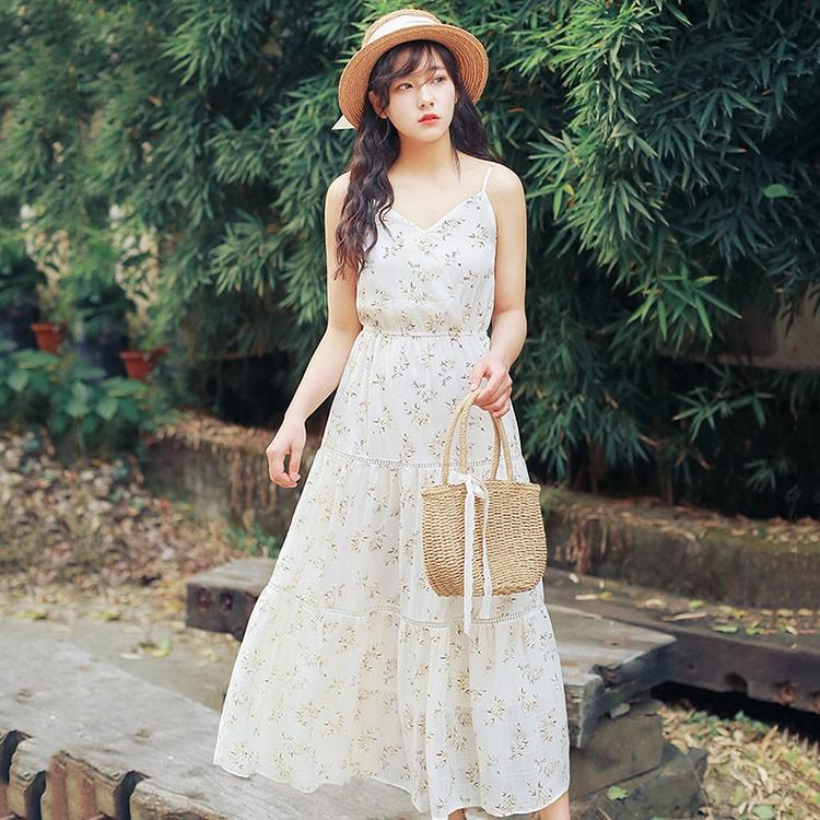 ワンピース レディース 夏 ノースリーブ 花柄ワンピース 可愛い シフォン きれいめ カジュアル ロング丈ワンピース 結婚式 パーティー 着痩せ オシャレ Y Fairyhouse 通販 Yahoo ショッピング