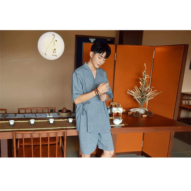 パジャマ 浴衣 和服 綿100 春秋夏ルームウェア ペアパジャマ半袖 パジャマペアルックお揃いレディースメンズ ギフト カップル 上下セット 汗で蒸す Y Fairyhouse 通販 Yahoo ショッピング