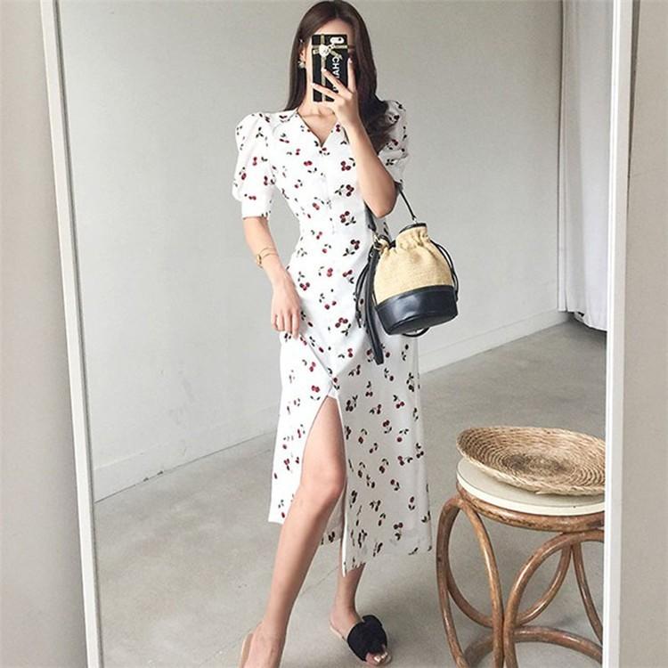 ワンピース レディース 40代 ワンピース 春夏 きれいめ膝丈ワンピース レース 上品 半袖 ワンピース チェリー柄 Aライン 大きいサイズ 通勤 お出かけ 大人 30代 Y Fairyhouse 通販 Yahoo ショッピング