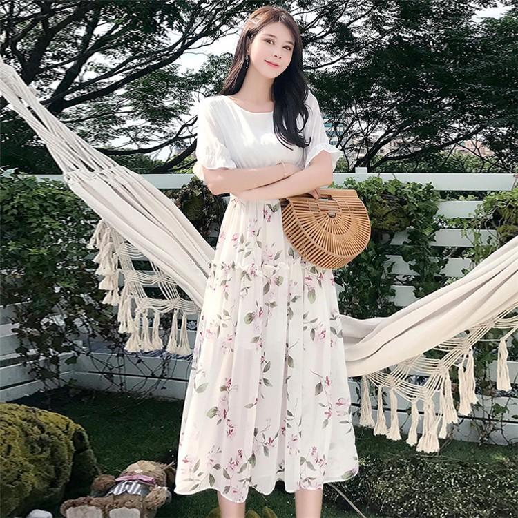 ワンピース レディース 40代 ワンピース 花柄 フリル袖 春夏 きれいめ膝丈 ワンピース上品 半袖 大きいサイズ 通勤 お出かけ 大人 30代 Y Fairyhouse 通販 Yahoo ショッピング