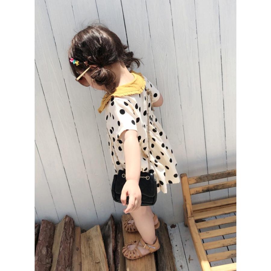 ワンピース キッズ 女の子 膝丈ワンピース 韓国子供服 ドット柄 ワンピース ロング丈 夏 子供ワンピース 子供ドレス ジュニア 可愛い おしゃれ Y Fairyhouse 通販 Yahoo ショッピング
