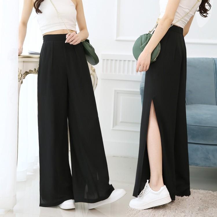 ズボン レディース 40代 30代 50代 春夏 プリーツ ロング ガウチョ パンツ ワイド ズボン 韓国風 カジュアル ゆった 大きいサイズり Y Fairyhouse 通販 Yahoo ショッピング