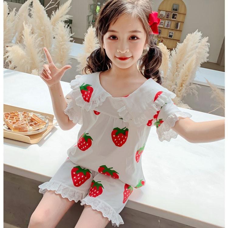 子供パジャマ 半袖 キッズパジャマ 女の子 おしゃれ ガールズルームウェア シルク風こどもパジャマ 夏用 部屋着 寝巻き 110 1 130 140 150 160cm Y Fairyhouse 通販 Yahoo ショッピング