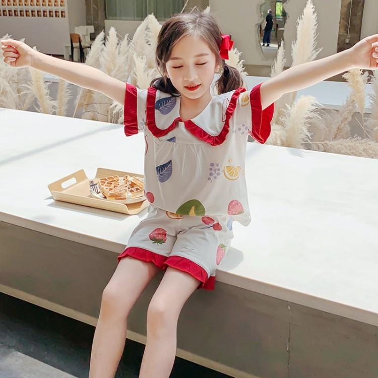 子供パジャマ 半袖 110 1 130 140 150 160cm おしゃれ ガールズルームウェア キッズパジャマ シルク風こどもパジャマ 夏用 女の子 寝巻き 部屋着 新色追加 キッズパジャマ