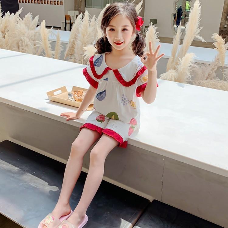 子供パジャマ 半袖 110 1 130 140 150 160cm おしゃれ ガールズルームウェア キッズパジャマ シルク風こどもパジャマ 夏用 女の子 寝巻き 部屋着 新色追加 キッズパジャマ