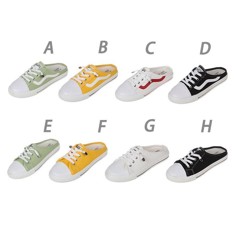 ズック靴 レディースシューズ 春夏 スニーカー 白 フラットシューズ ミュールズック靴 キャンバススニーカー 40代 スリッポン 厚底靴 歩きやすい Y Fairyhouse 通販 Yahoo ショッピング