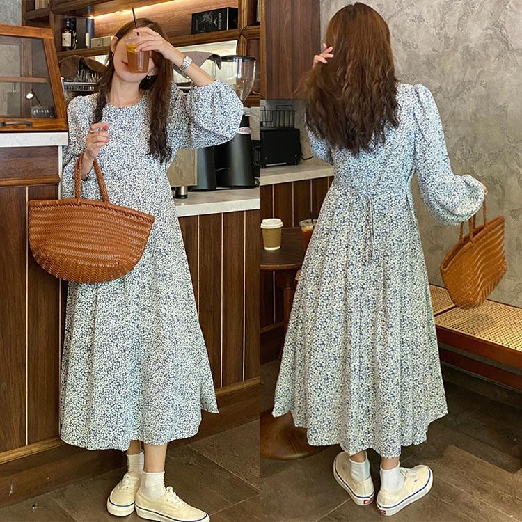 ワンピース レディース 40代 シフォンワンピース 秋新作 きれいめ マキシワンピース 長袖 花柄ワンピース 通勤 結婚式 お出かけ 大人 Y Fairyhouse 通販 Yahoo ショッピング