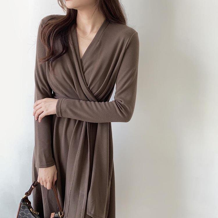 超美品 ワンピース レディース ワンピース 無地 スリット マキシワンピース 韓国風ワンピース Ol 春夏 通勤 ロングワンピース 包装無料 送料無料 Conetica Com Mx