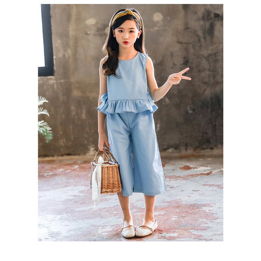 全てのアイテム 子供服 セットアップ 女の子 春夏 半袖 上下セット 韓国子供服 キッズ ジュニア Tシャツ 綿パンツ 長ズボン 可愛い おしゃれ 小学生 通学着 Simbcity Net