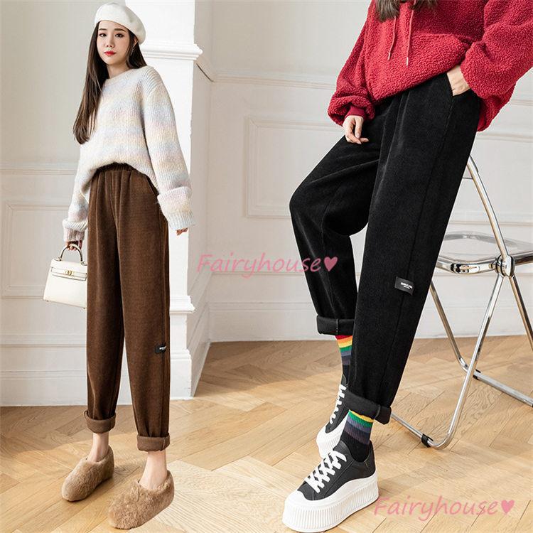 ワイドパンツ レディース 冬 長ズボン ラシャズボン ストレートズボン 無地 裏起毛 ゆったり30代40代50代 カジュアル ボトムス 着痩せ 通勤 Y Fairyhouse 通販 Yahoo ショッピング