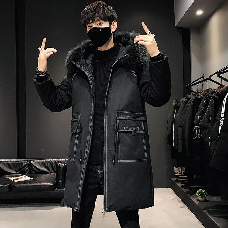 ダウンコート メンズ コート ダウンパーカー ベンチコート 冬服 防寒 軽量 40代 アウトドア アウター ロング丈 フード付き 通勤 ビジネスコート スリム 韓国風 Y6210 Fairyhouse 通販 Yahoo ショッピング