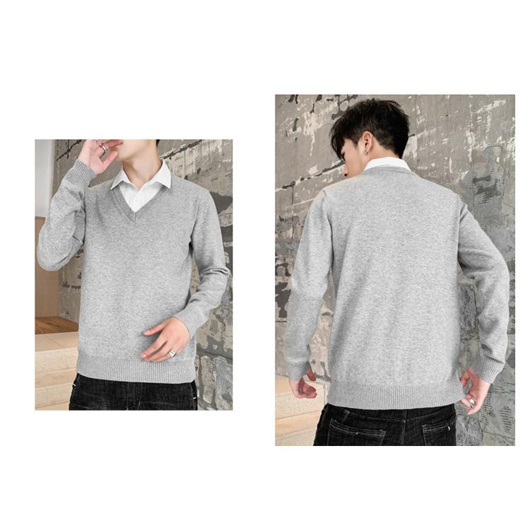 ニットセーター メンズ 40代 長袖セーター シャツ襟セーター プルオーバー 無地セーター 春秋 インナー カットソー カジュアルニットトップス 通勤ビジネス Y Fairyhouse 通販 Yahoo ショッピング