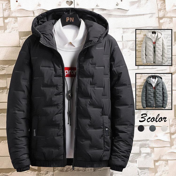 中綿ダウンジャケット メンズ 冬服新作 中綿コート 綿入れ 長袖 アウトドア ショット丈アウター スリム 通勤 ビジネス M 4xl 防寒 カジュアル軽量ジャケット 激安直営店