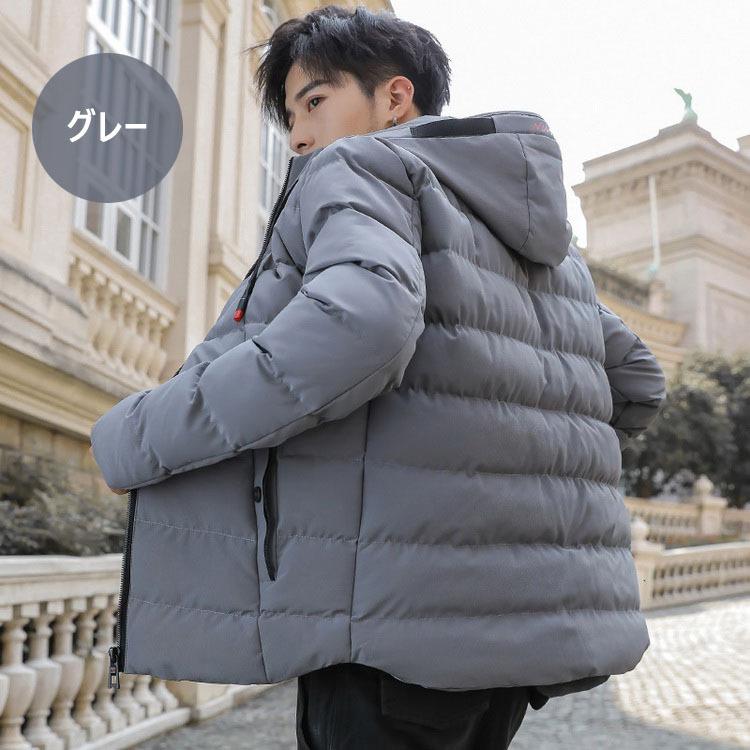 中綿ジャケット メンズ ジャケット 冬服 中綿コート 防寒 アウター フード付き ジップアップ スリム 綿入れ ブルゾン 人気 通学通勤 ビジネス 軽量ジャケット Y Fairyhouse 通販 Yahoo ショッピング