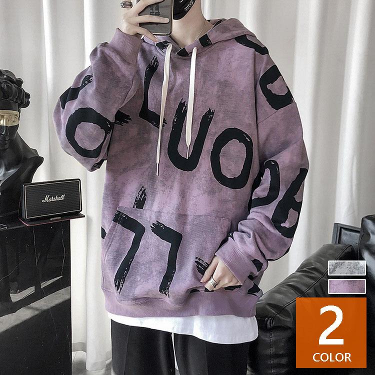 スウェットパーカー メンズ レディース 春秋 長袖 プリントパーカー カップルスウェットパーカー ゆったりプルオーバー 人気 カッコイイ カジュアルトップス Y Fairyhouse 通販 Yahoo ショッピング