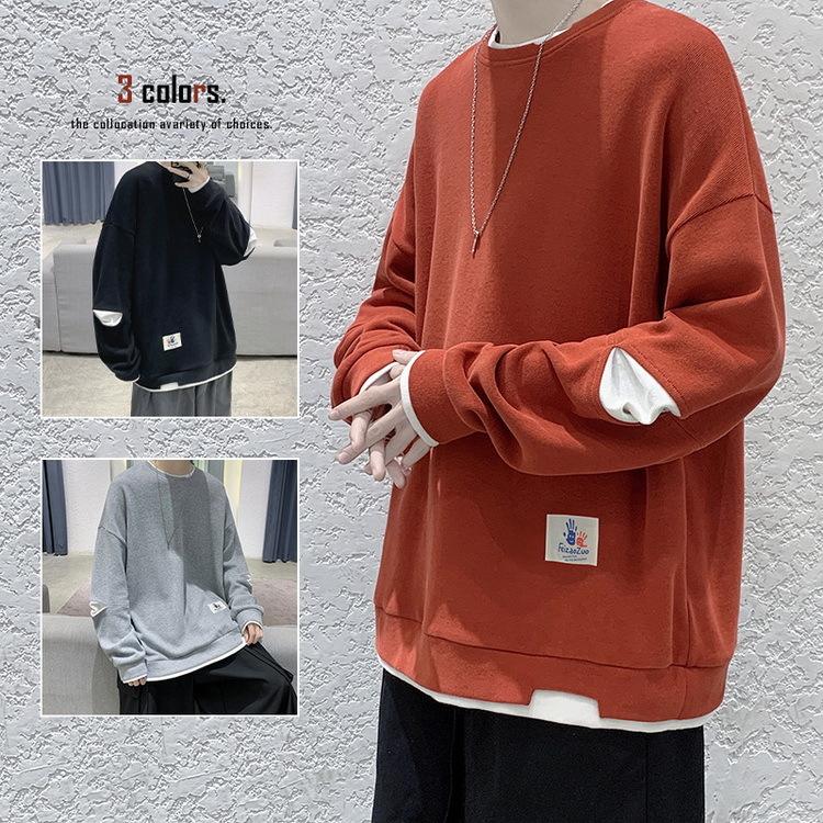 スウェットトレーナー メンズ 長袖tシャツ クルーネック プルオーバートレーナー ゆったり 春物 人気 メンズトレーナー 通学通勤 オシャレカジュアルトップス Y Fairyhouse 通販 Yahoo ショッピング