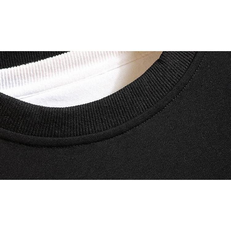 スウェットトレーナー メンズ 春服 長袖tシャツ クルーネック 切り替え プルオーバートレーナー 韓国ファッション メンズトレーナー 人気 カジュアルトップス Y Fairyhouse 通販 Yahoo ショッピング