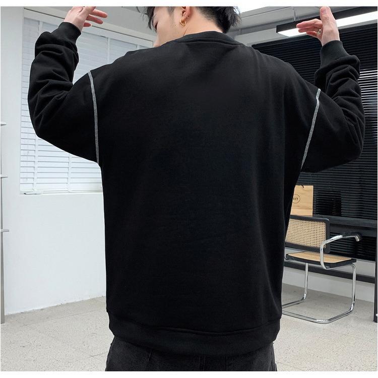 割引クーポン スウェットトレーナー メンズ 春服 長袖tシャツ クルーネック プルオーバー ゆったり 韓国ファッション メンズトレーナー カジュアルトップス 30代40代50代 Simbcity Net