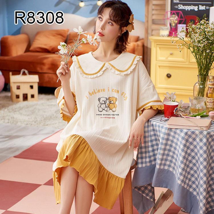 ネグリジェ パジャマ レディース 春夏新作 半袖ワンピース パジャマ ルームウェア 大きいサイズネグリジェ フレア ロング丈ワンピ パジャマ 部屋着 大人可愛い Y62 Fairyhouse 通販 Yahoo ショッピング